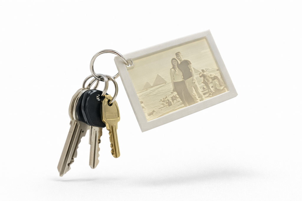 ❤️ Valentin-Napi Litofán Egyéni Kulcstartó