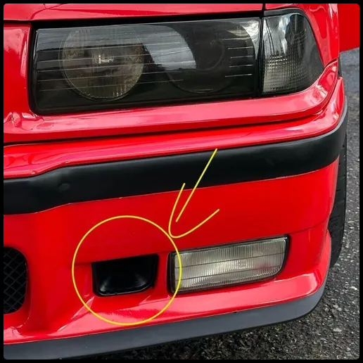 BMW (E36) Lökhárító Fékhűtő Tölcsér szett (50mm) (1990-2000)