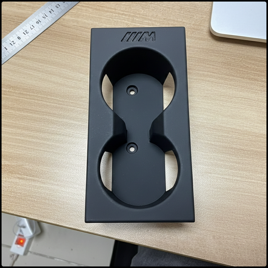 BMW (E36) Egyszerű "Full-Focus" Dupla Pohártartó – Integrált M-Design